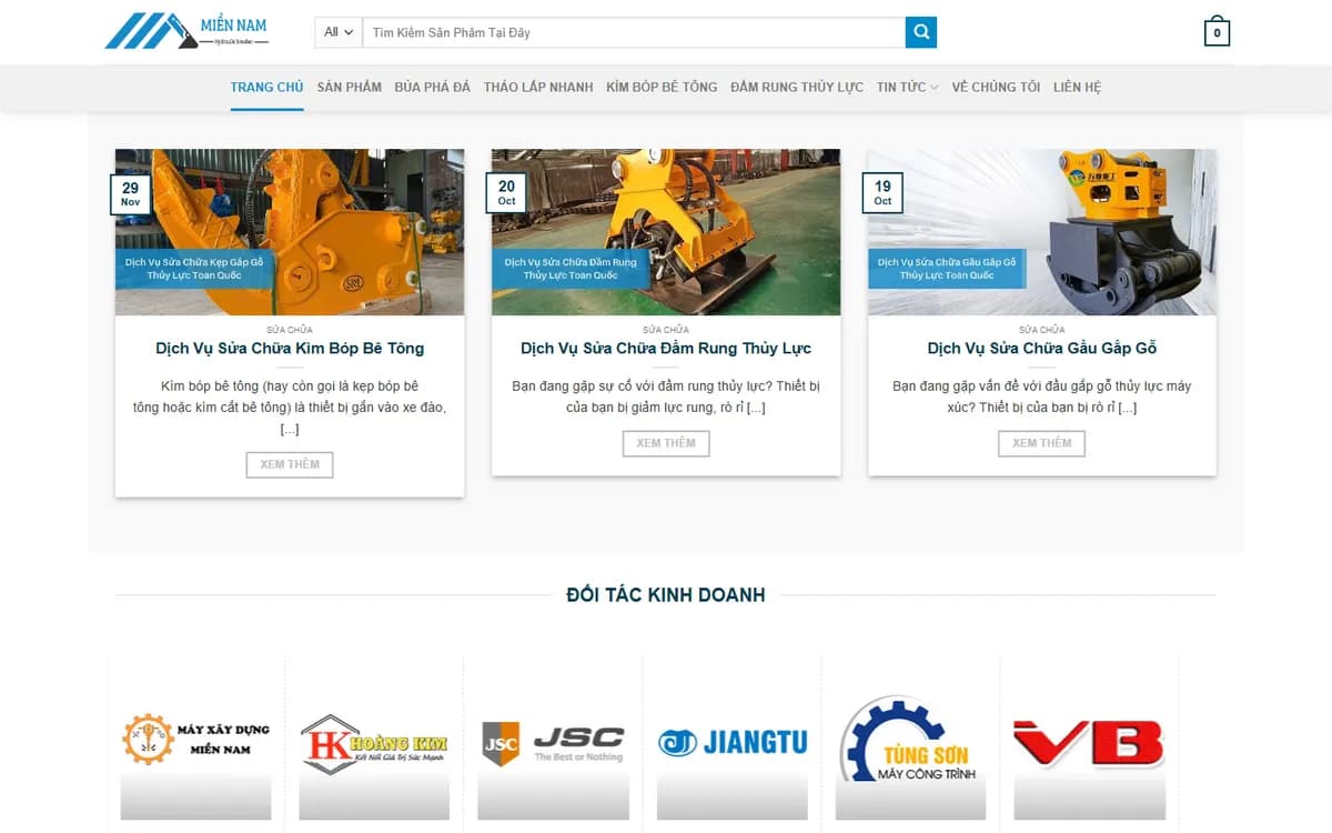 Tin tức, dịch vụ sửa chữa và đối tác kinh doanh