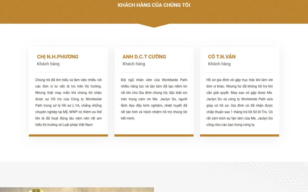 Cảm nhận khách hàng